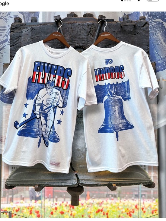 Mitchell & Ness Other - Mitchell & Ness Liberty Bell Classics Philadelphia Flyers Throwback Tshirt XXL